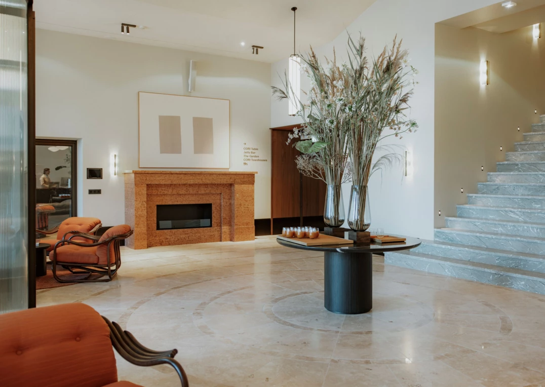 CORI hotel Hornbæk Lobby area
