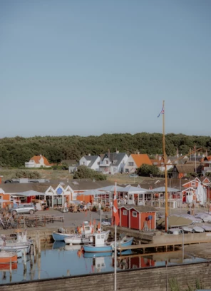 Hornbæk harbour