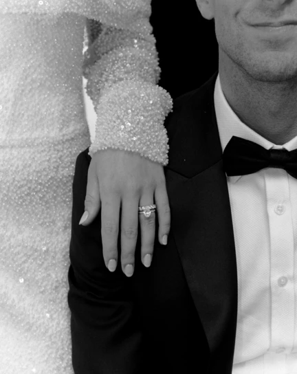 Wedding ring and man