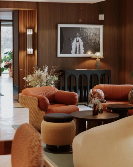 The Jetty bar CORI Hotel Hornbæk sofa