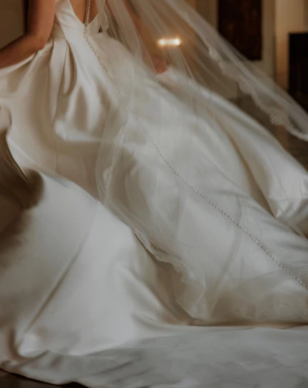 Wedding woman in wedding dress