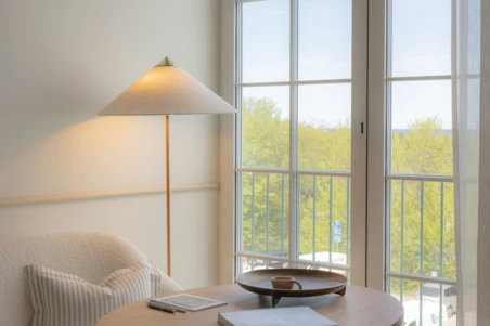 Room details window and sofa view