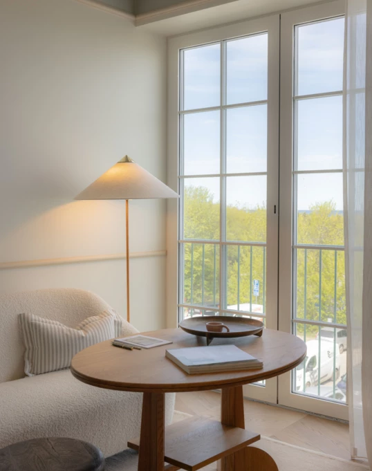 Room details window and sofa view