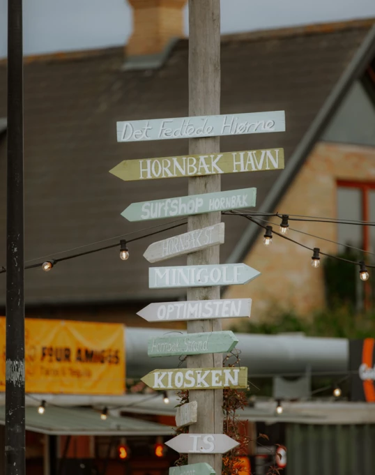 Hornbæk signs