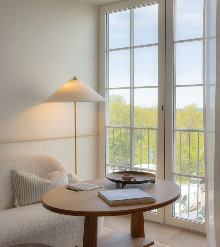 Room details window and sofa view