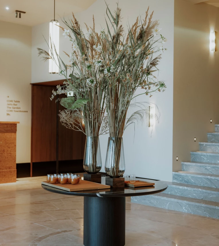 CORI hotel Hornbæk Lobby flowers