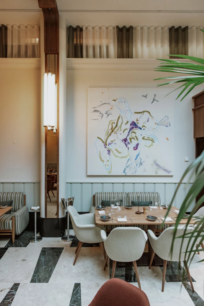 CORI Table restaurant painting